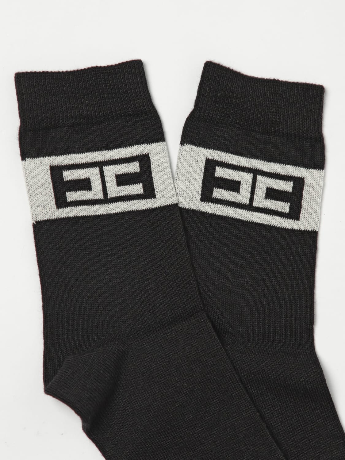 ELISABETTA FRANCHI LA MIA BAMBINA SOCKEN: Unterwäsche kinder Elisabetta Franchi La Mia Bambina, Schwarz - Img 2