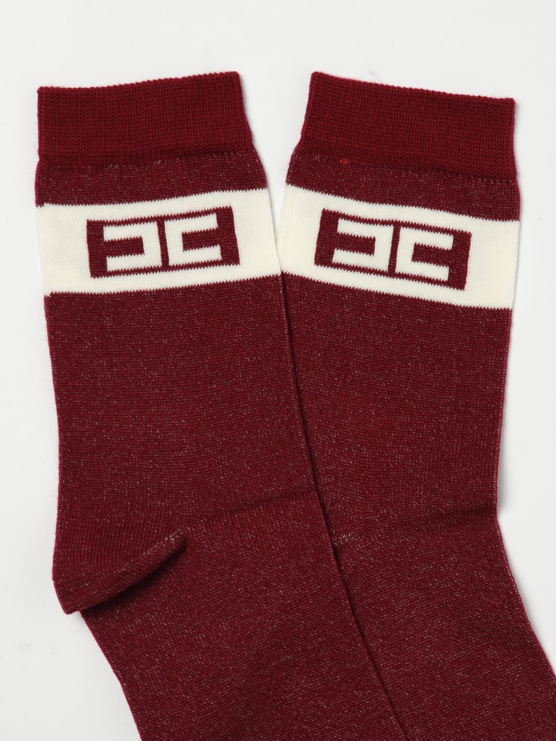 ELISABETTA FRANCHI LA MIA BAMBINA CALCETINES: Ropa interior niños Elisabetta Franchi La Mia Bambina, Rojo - Img 2