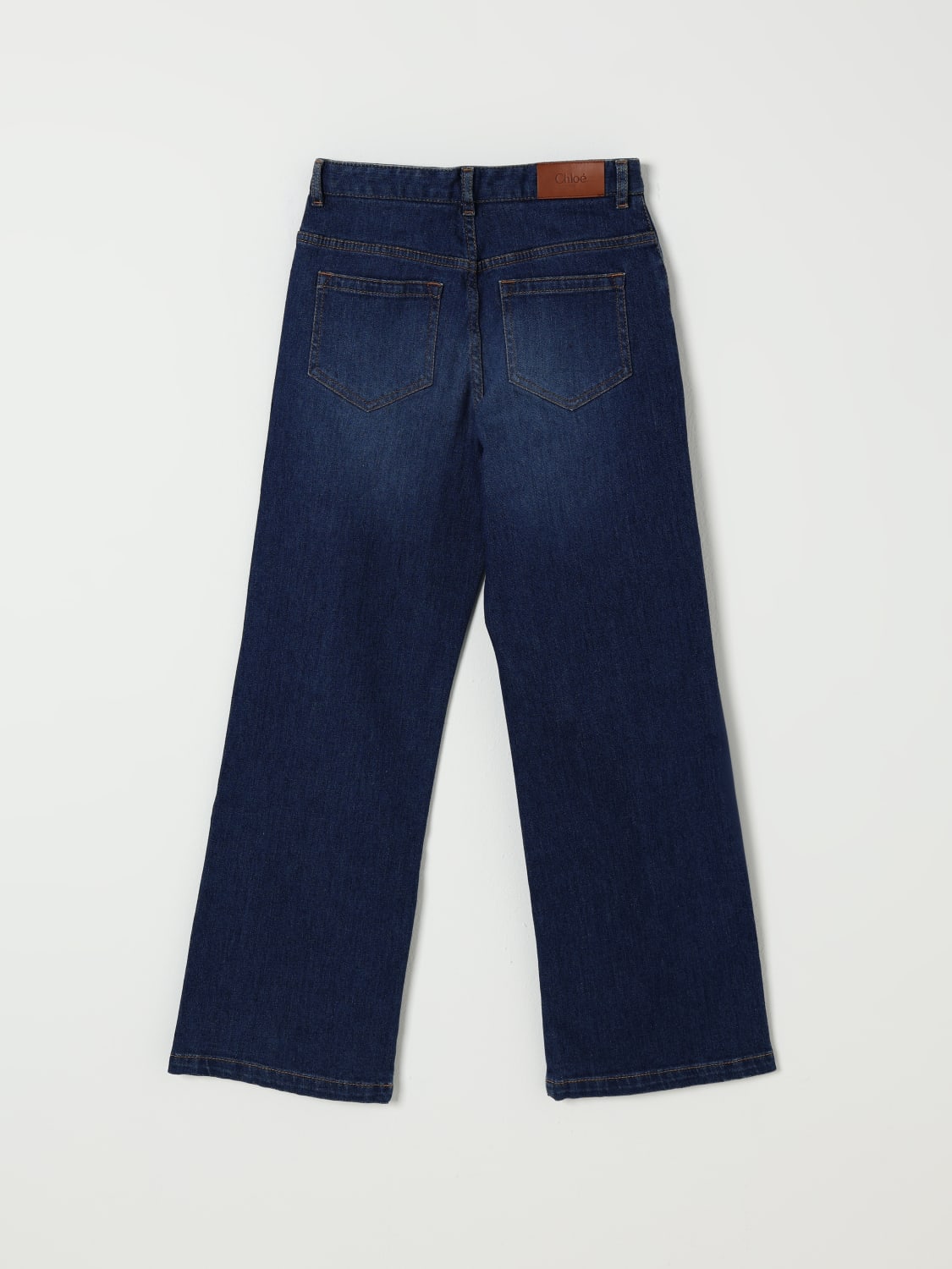 CHLOÉ JEANS: Hose kinder ChloÉ, Blau - Img 2