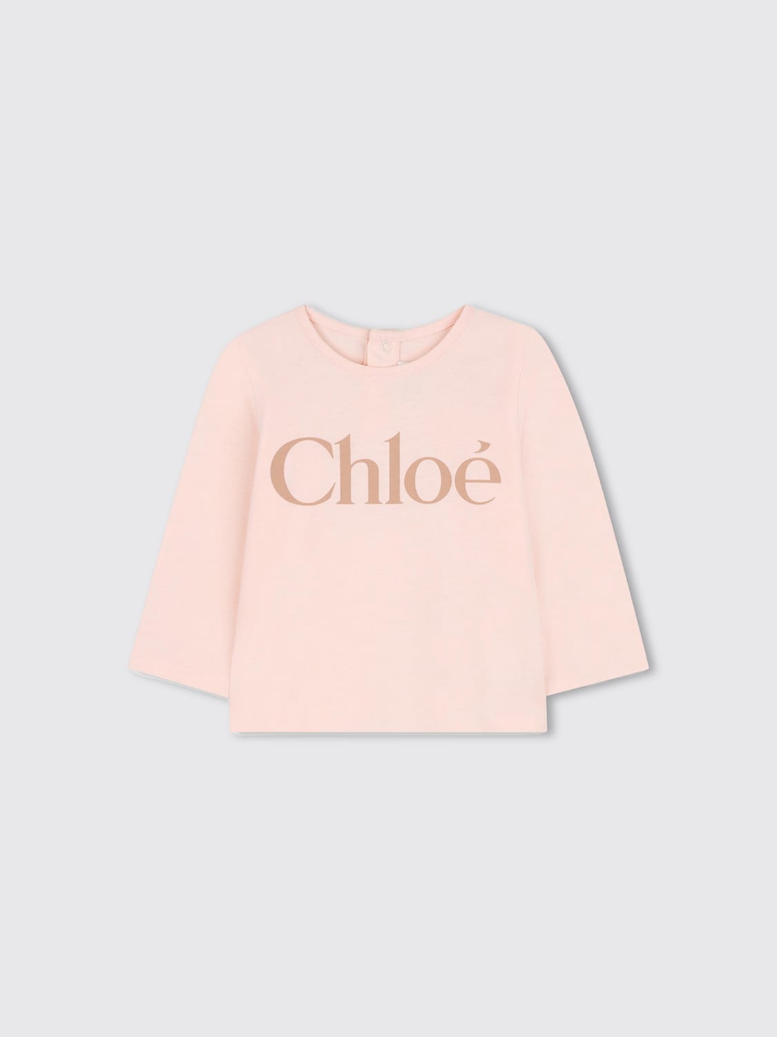 CHLOÉ 티셔츠: 티셔츠 남아 ChloÉ, 핑크 - Img 1