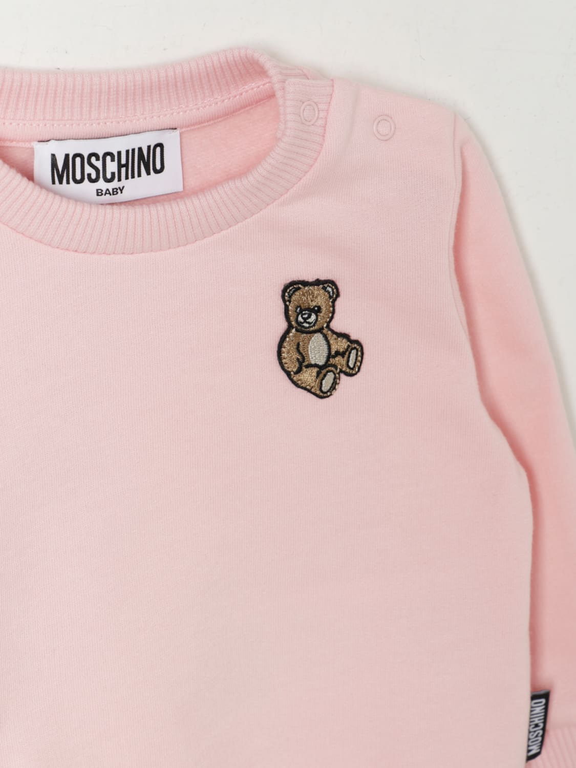 MOSCHINO SWEATER: Sweater kids Moschino, Pink - Img 3