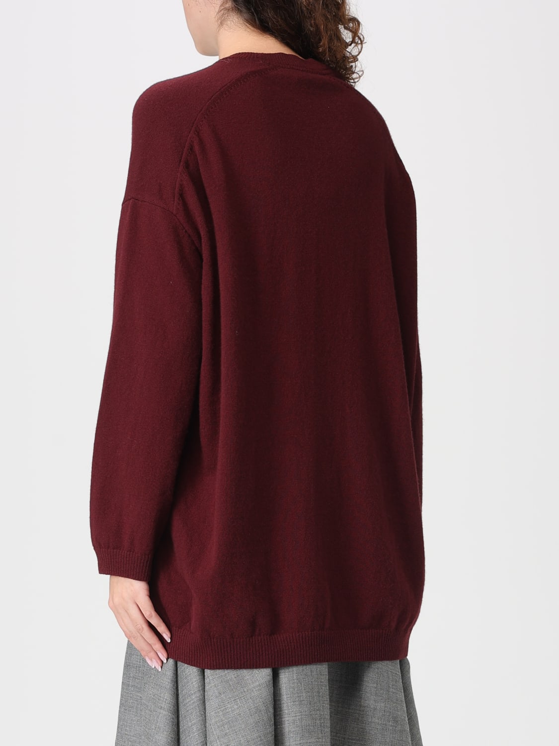 BITE STUDIOS SWEATER: Sweatshirt woman Bite Studios, Burgundy - Img 2