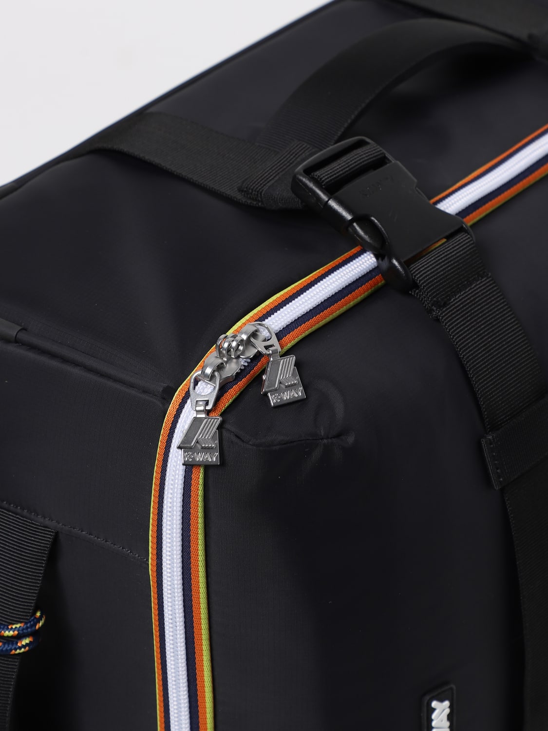 K-WAY TRAVEL BAG: Travel bag men K-way, Black - Img 3