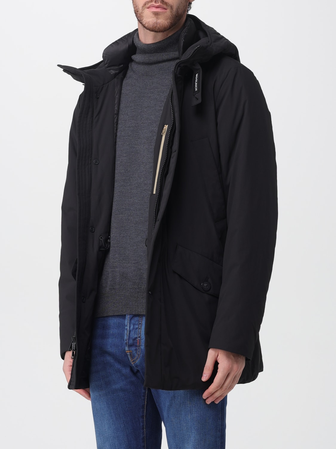 WOOLRICH JACKE: Mantel herren Woolrich, Schwarz - Img 3