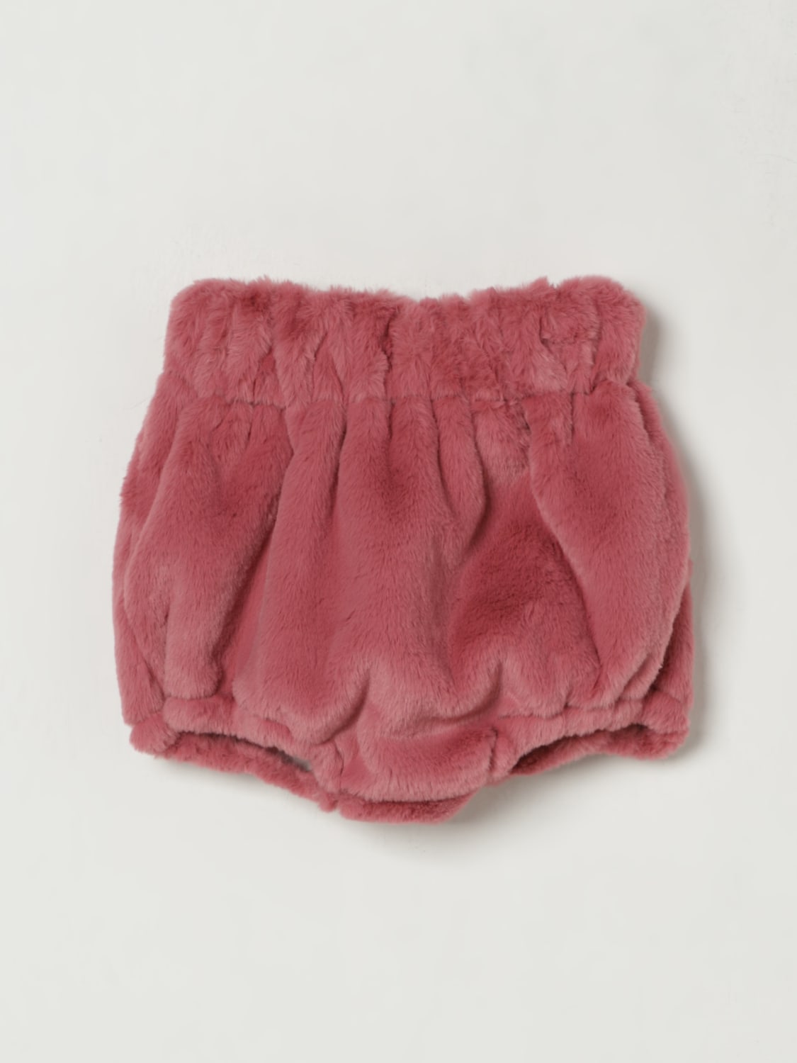 LA STUPENDERIA PANTALONCINI: Culotte in pelliccia sintetica La Stupenderia, Fuxia - Img 1