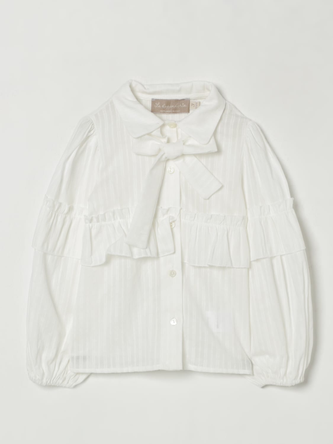 LA STUPENDERIA BLUSE: Bluse kinder La Stupenderia, Weiß - Img 1
