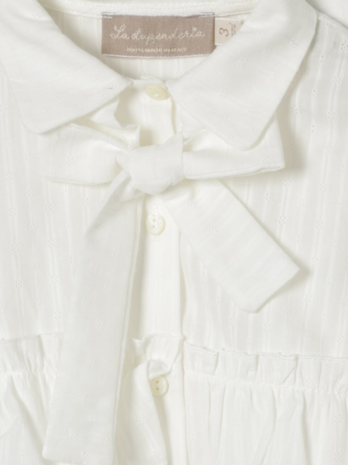 LA STUPENDERIA BLUSE: Bluse kinder La Stupenderia, Weiß - Img 3