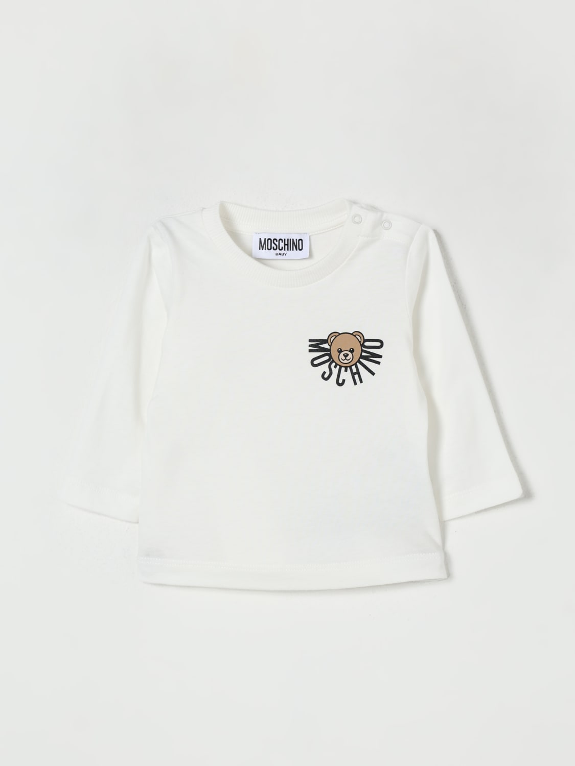 MOSCHINO SWEATER: Sweater kids Moschino, White - Img 1