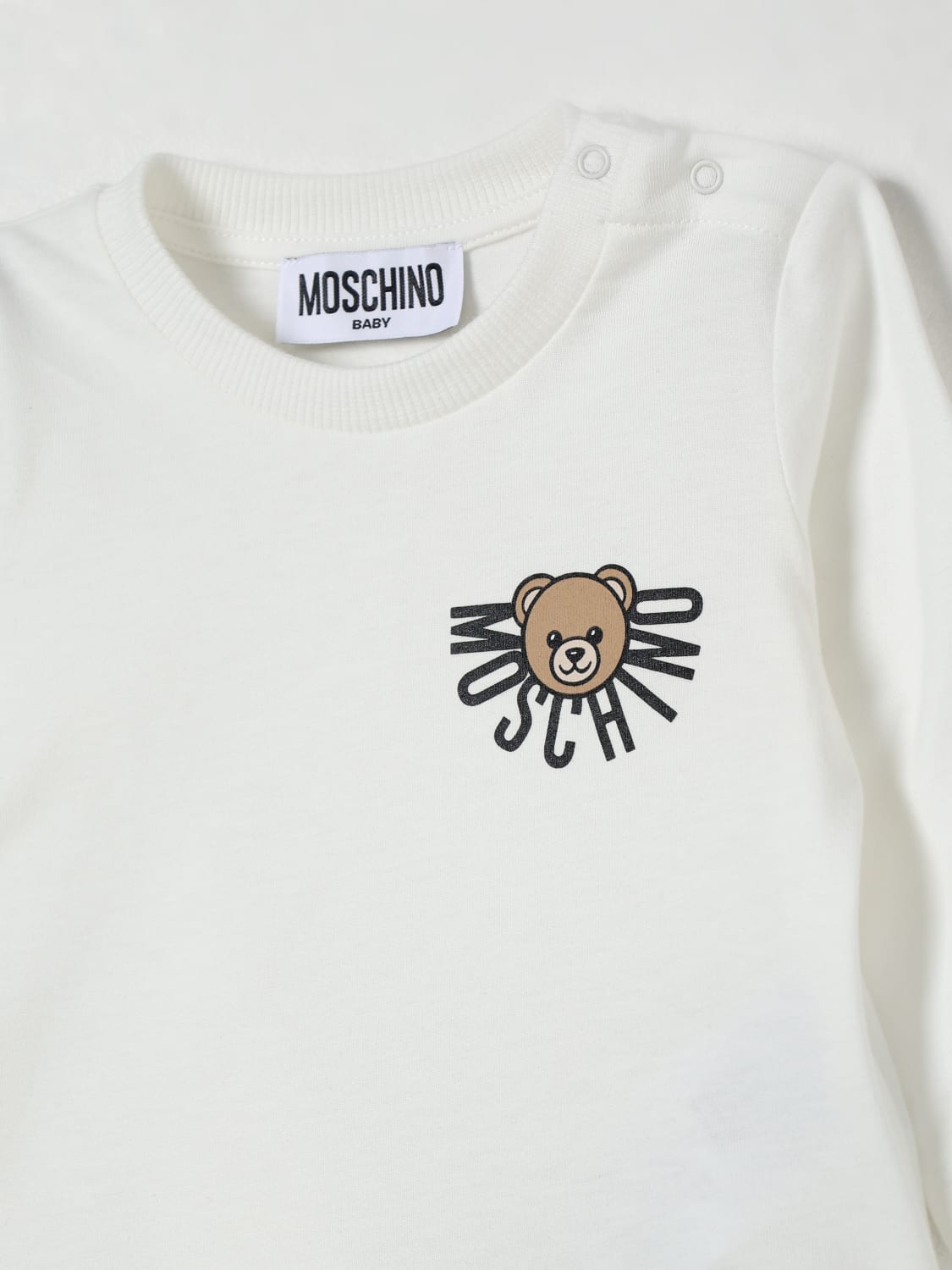 MOSCHINO SWEATER: Sweater kids Moschino, White - Img 3