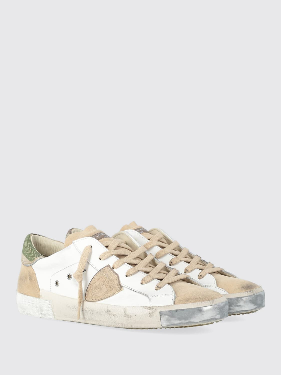 PHILIPPE MODEL SNEAKERS: Sneakers men Philippe Model, White - Img 2