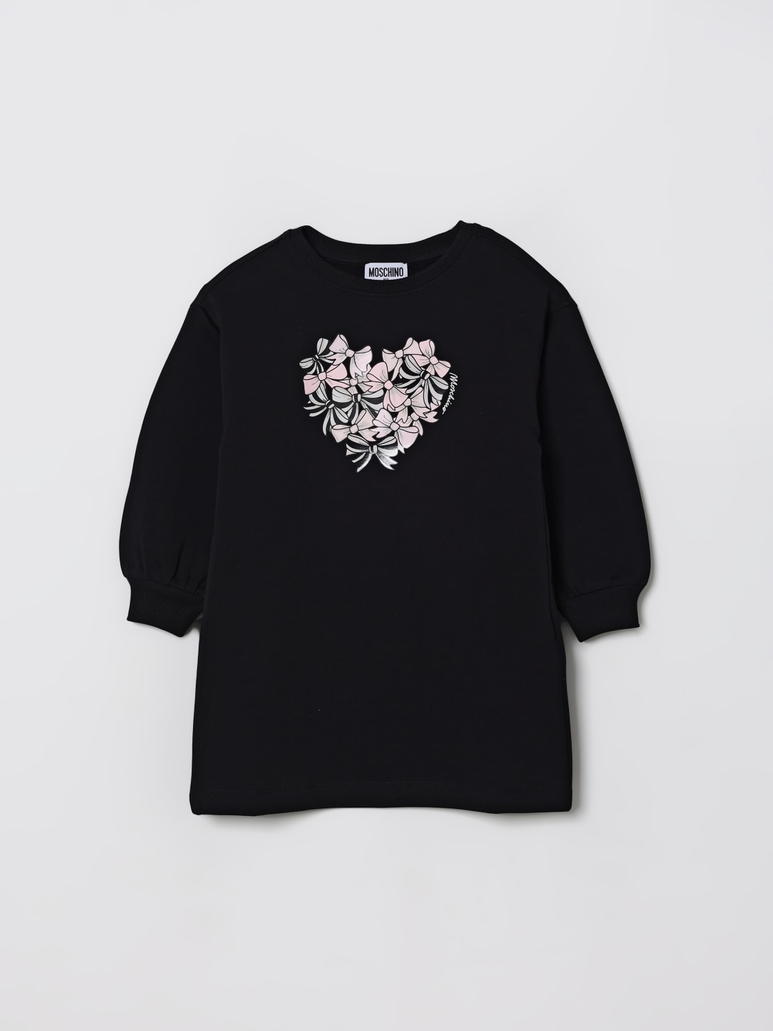 MOSCHINO VESTIDO: Vestido niños Moschino, Negro - Img 1