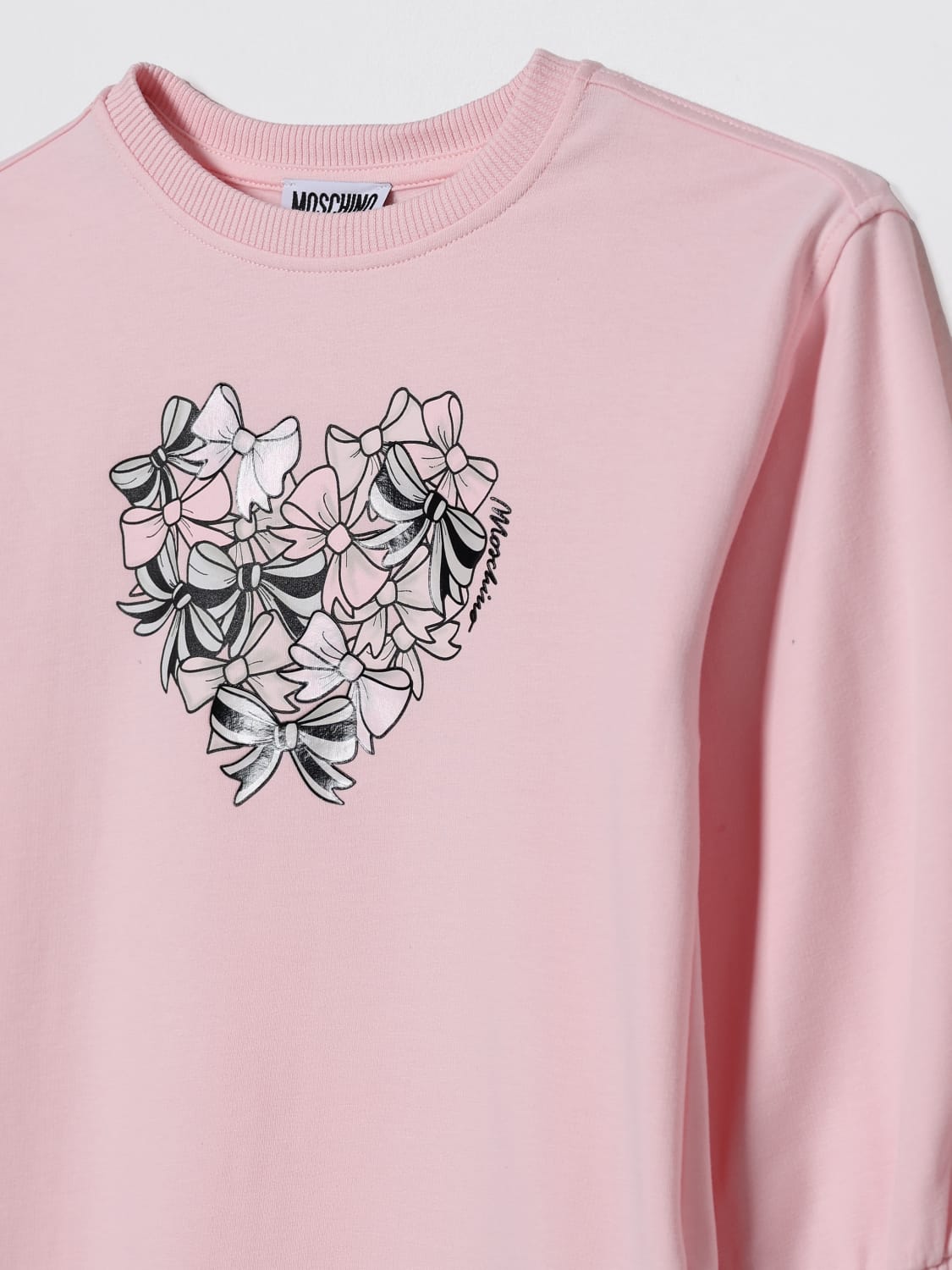 MOSCHINO ROBE: Robe enfant Moschino, Rose - Img 3