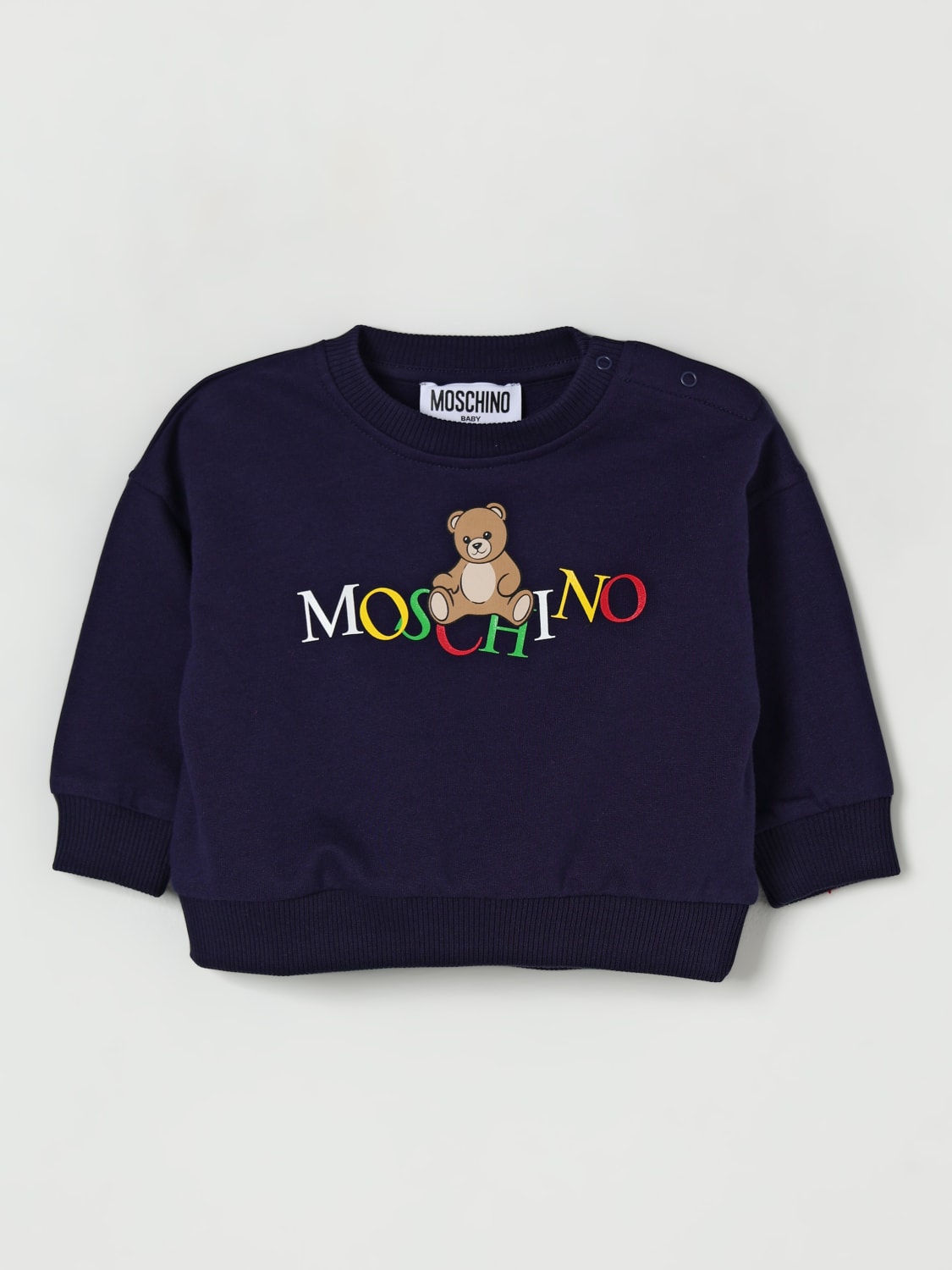 MOSCHINO JERSEY: Bañador niños Moschino, Azul Oscuro - Img 1