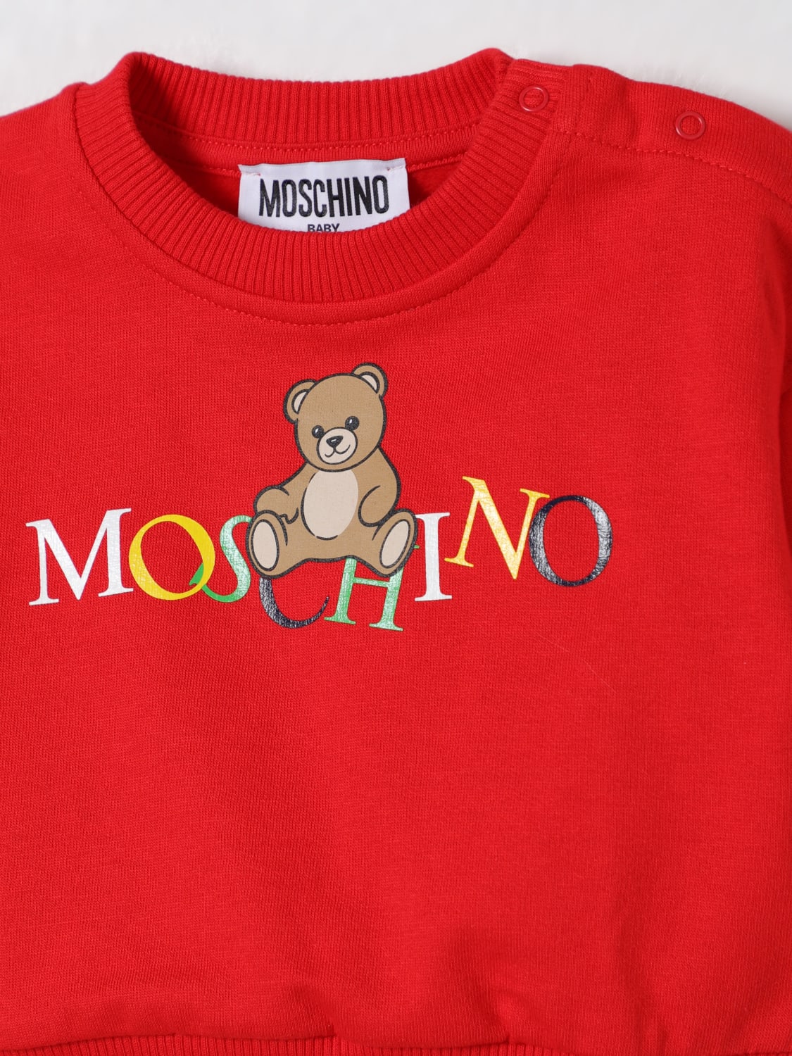 MOSCHINO PULLOVER: Bademode kinder Moschino, Rot - Img 3