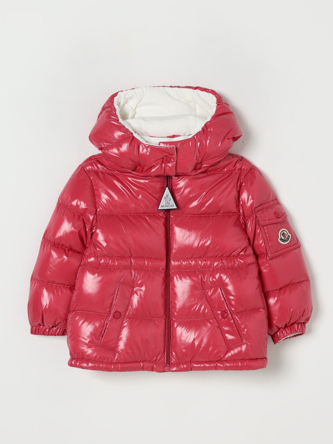 MONCLER JACKET: Jacket kids Moncler, Red - Img 1
