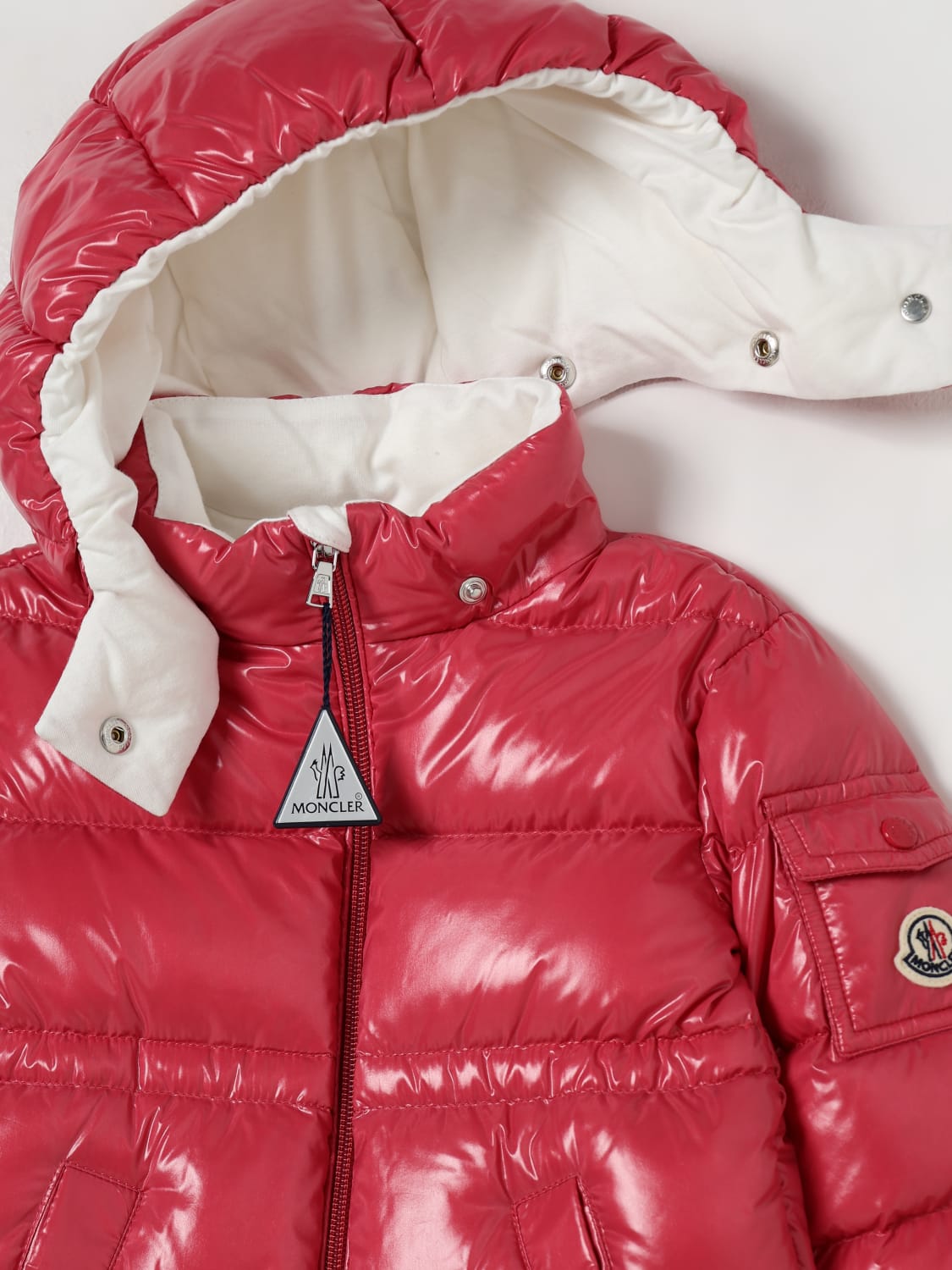 MONCLER JACKET: Jacket kids Moncler, Red - Img 3