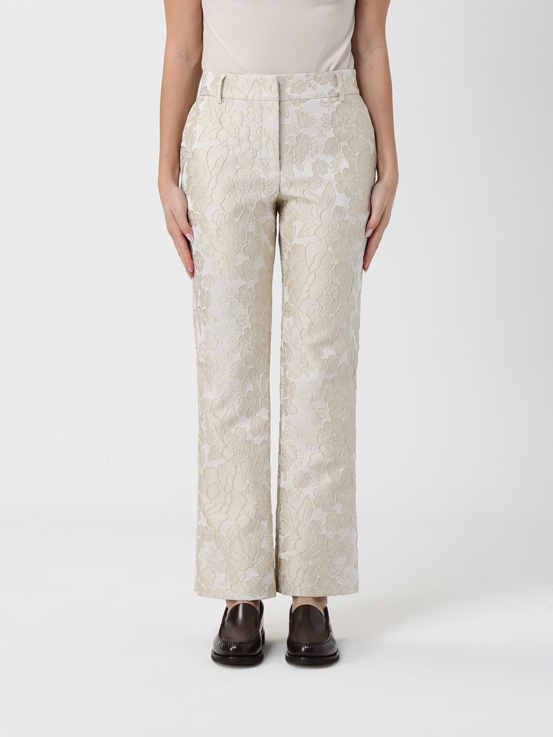 LA DOUBLEJ PANTS: Pants woman La Doublej, Ivory - Img 1