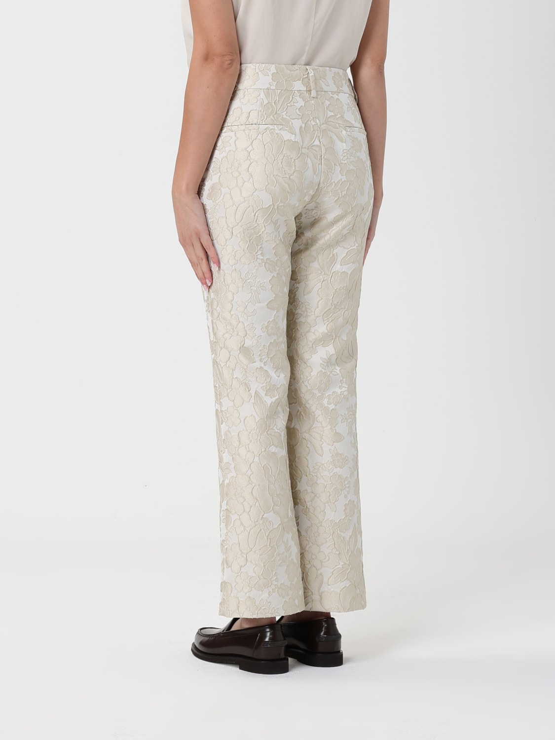 LA DOUBLEJ PANTS: Pants woman La Doublej, Ivory - Img 3