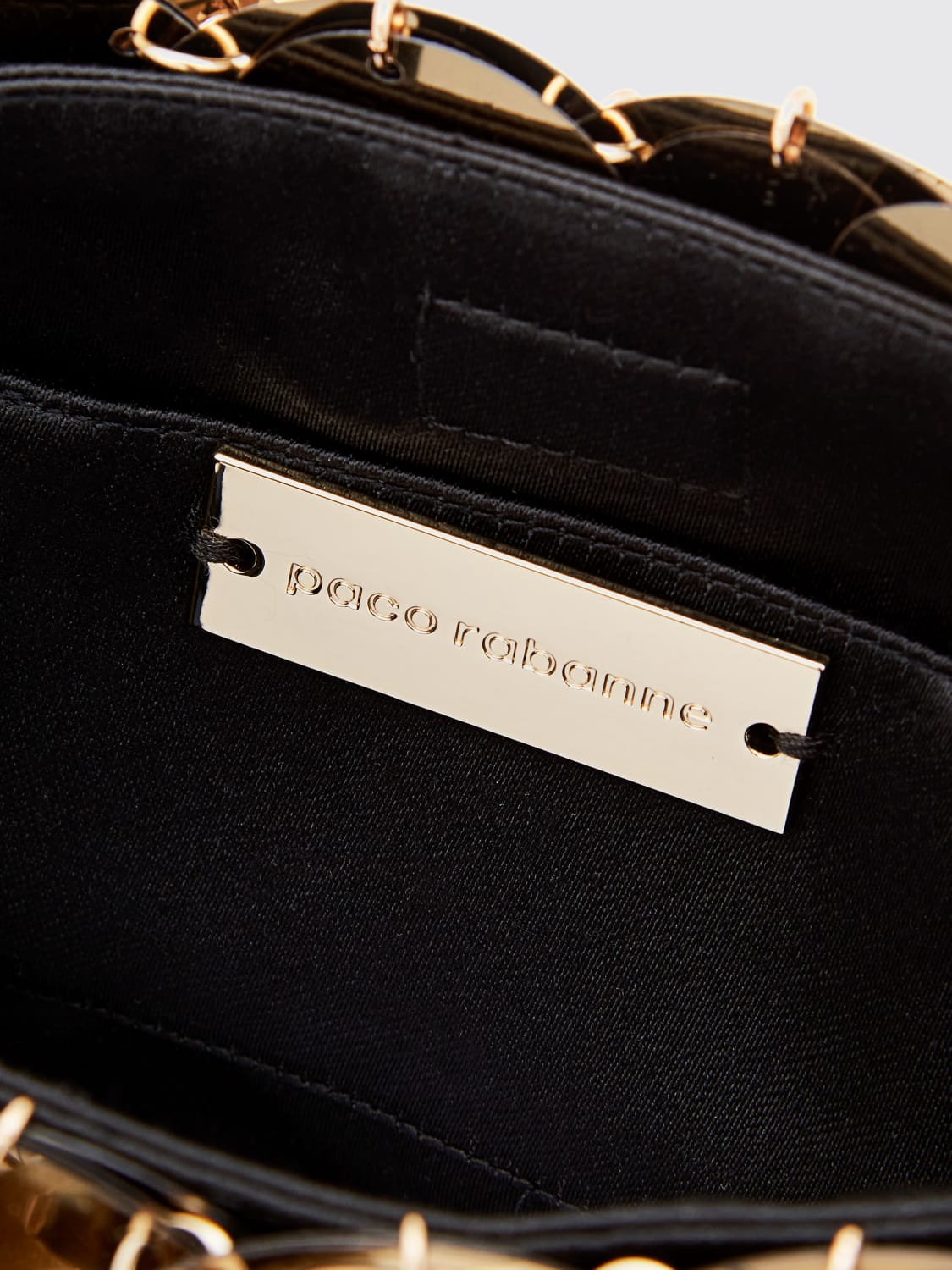 RABANNE SHOULDER BAG: Shoulder bag woman Rabanne, Gold - Img 4