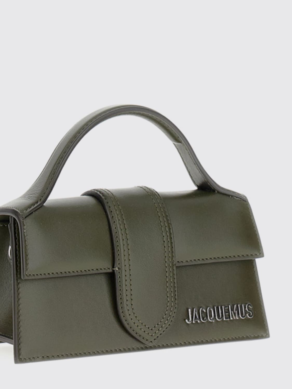 JACQUEMUS HANDBAG: Shoulder bag woman Jacquemus, Green - Img 3