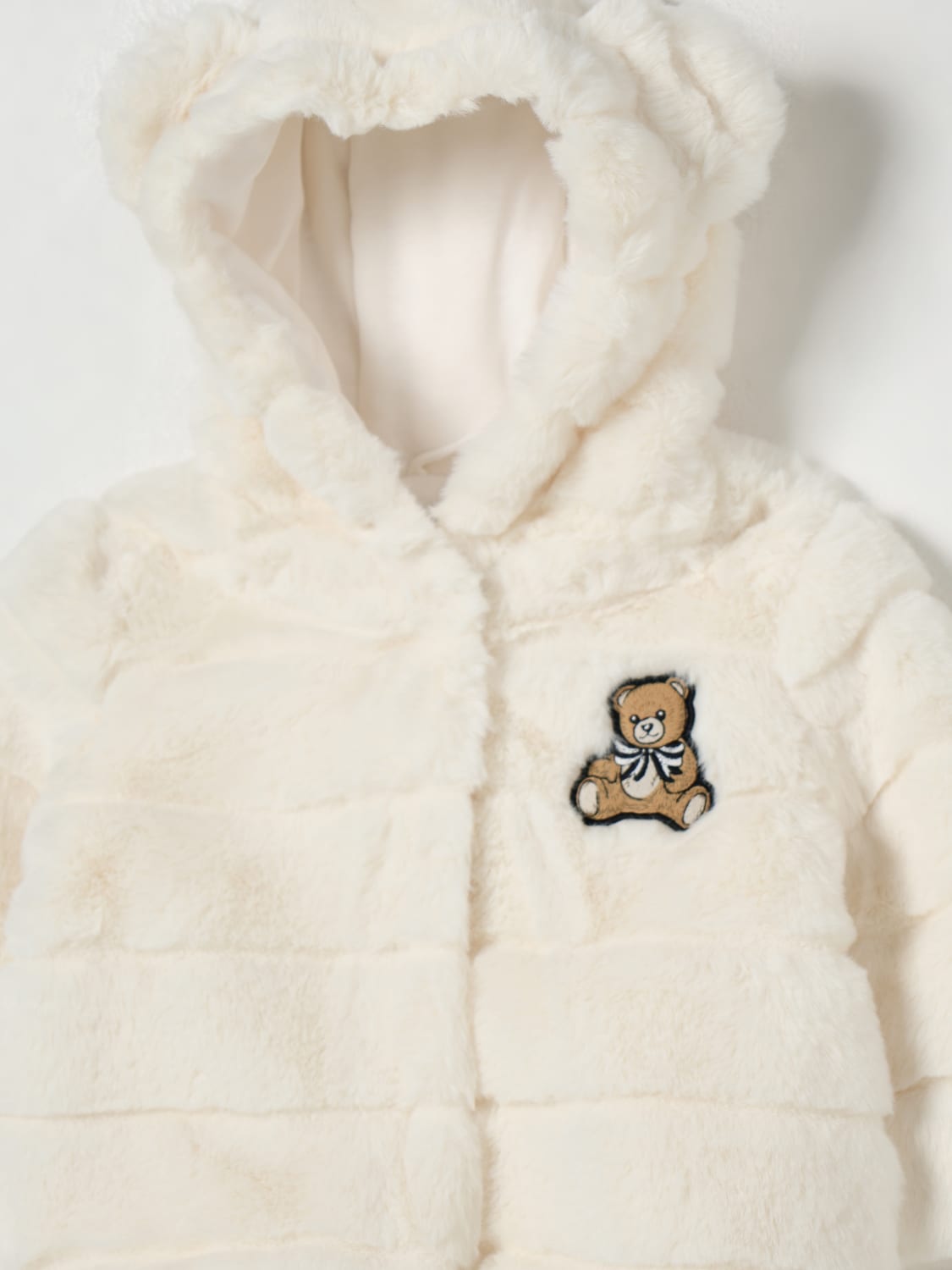MOSCHINO COAT: Jacket kids Moschino, White - Img 3