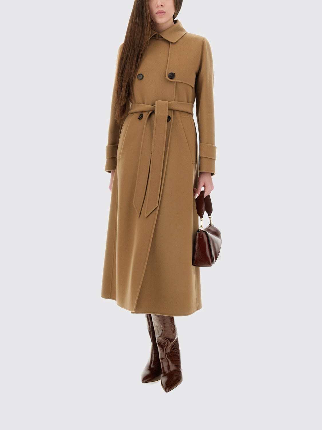 'S MAX MARA ABRIGO: Abrigo mujer 's Max Mara, Beige - Img 2