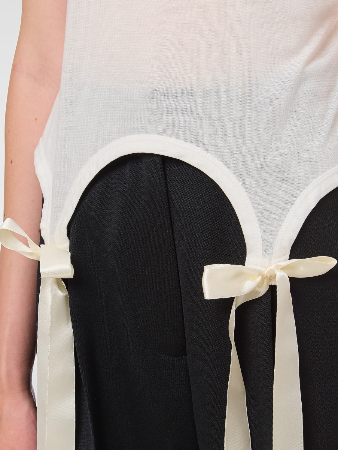 SIMONE ROCHA CAMISETA: Camiseta mujer Simone Rocha, Blanco - Img 4