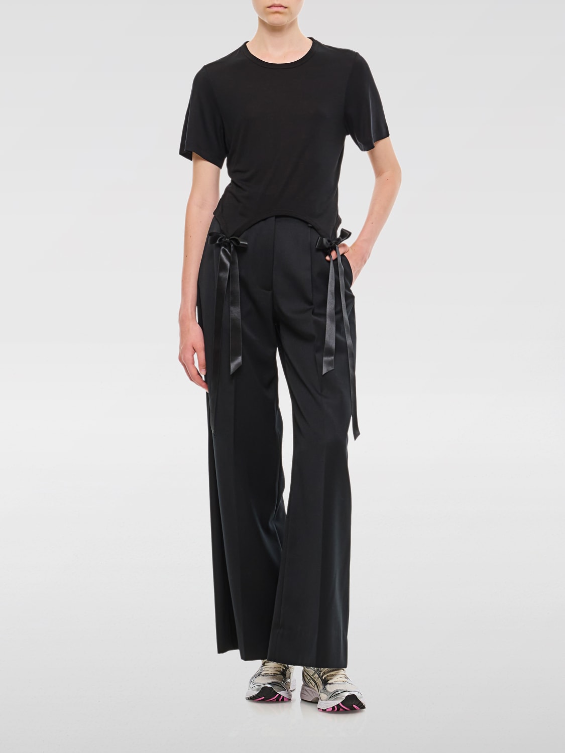 SIMONE ROCHA T-SHIRT: T-shirt woman Simone Rocha, Black - Img 2