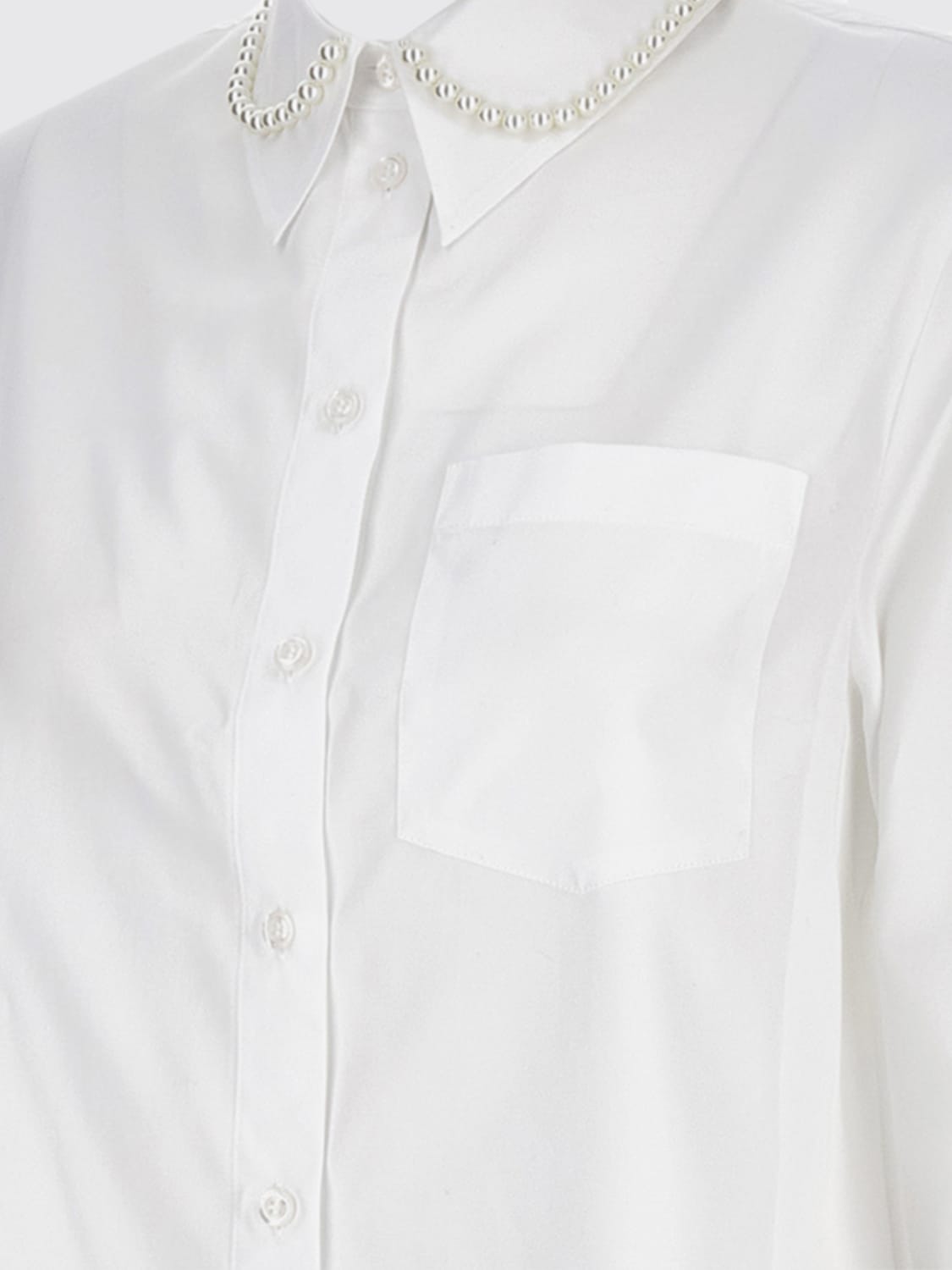 SIMONE ROCHA CAMICIA: Camicia Simone Rocha in cotone con perline , Bianco - Img 3