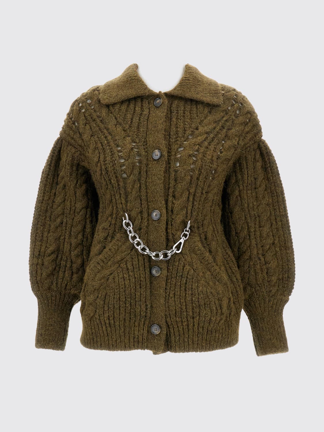 SIMONE ROCHA PULL: Pull femme Simone Rocha, Vert - Img 2