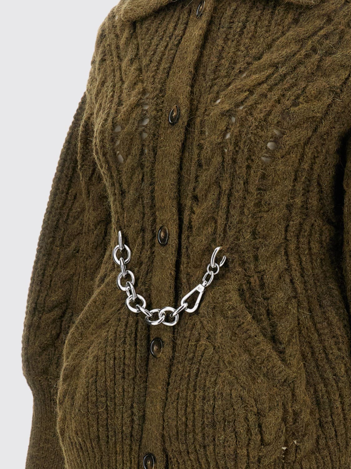 SIMONE ROCHA PULL: Pull femme Simone Rocha, Vert - Img 4