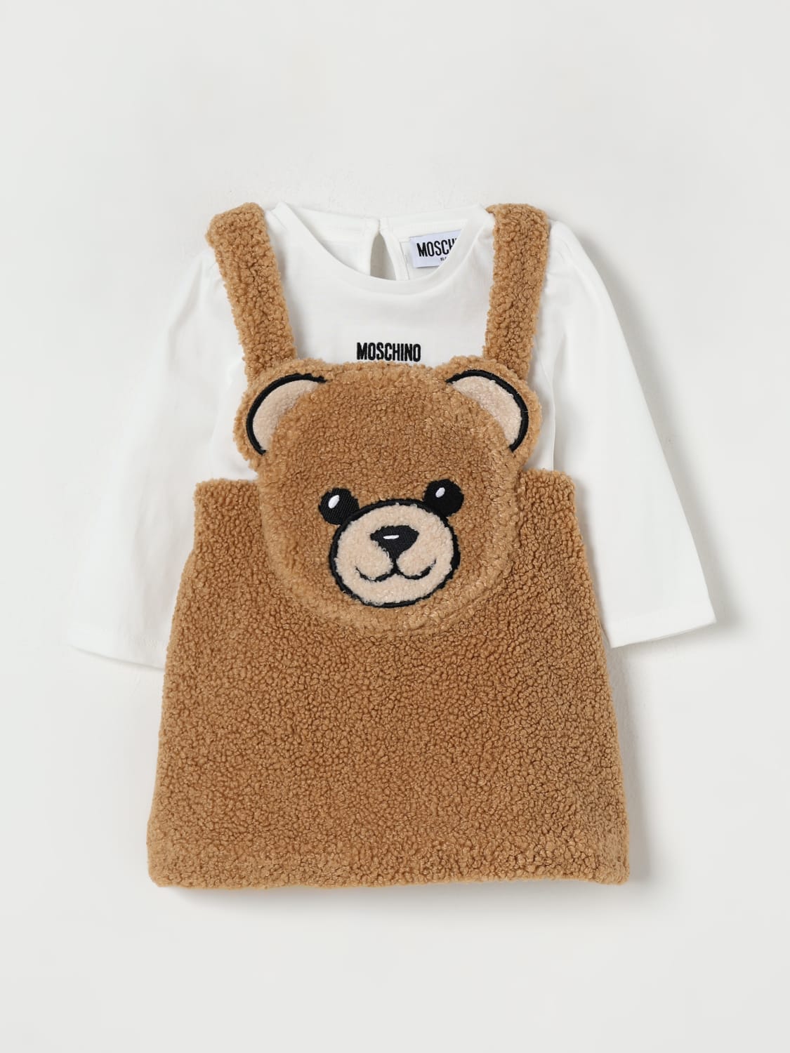 MOSCHINO JUMPSUIT: Jumpsuit kids Moschino, Brown - Img 1