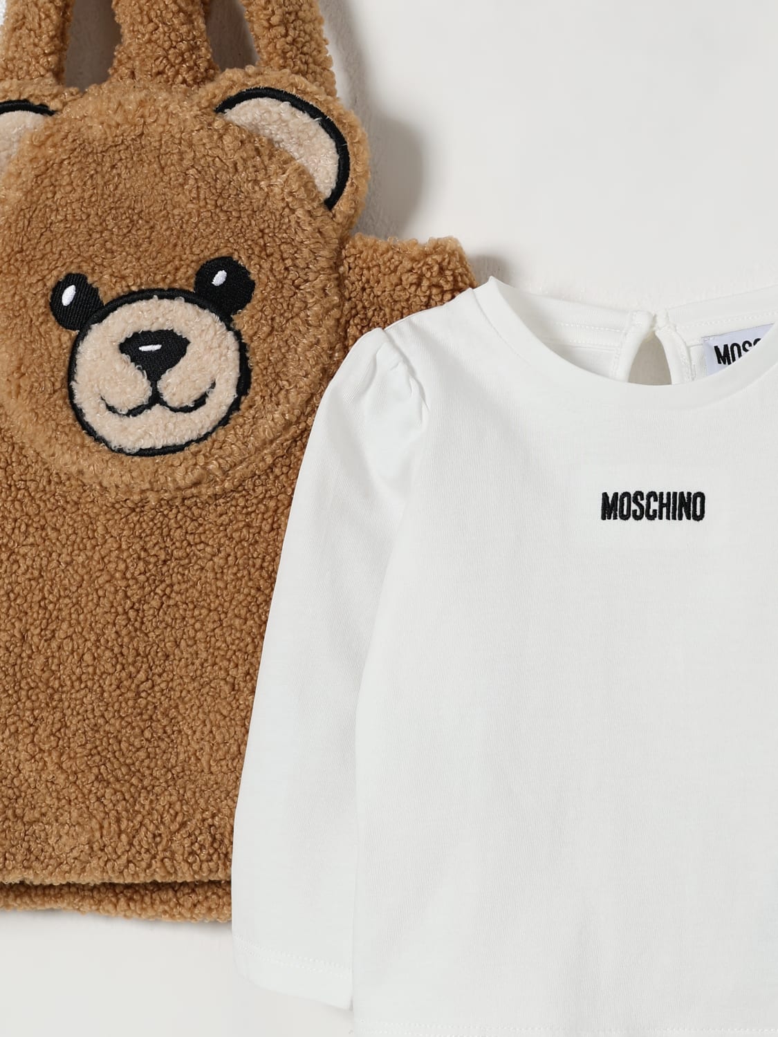 MOSCHINO JUMPSUIT: Jumpsuit kids Moschino, Brown - Img 3