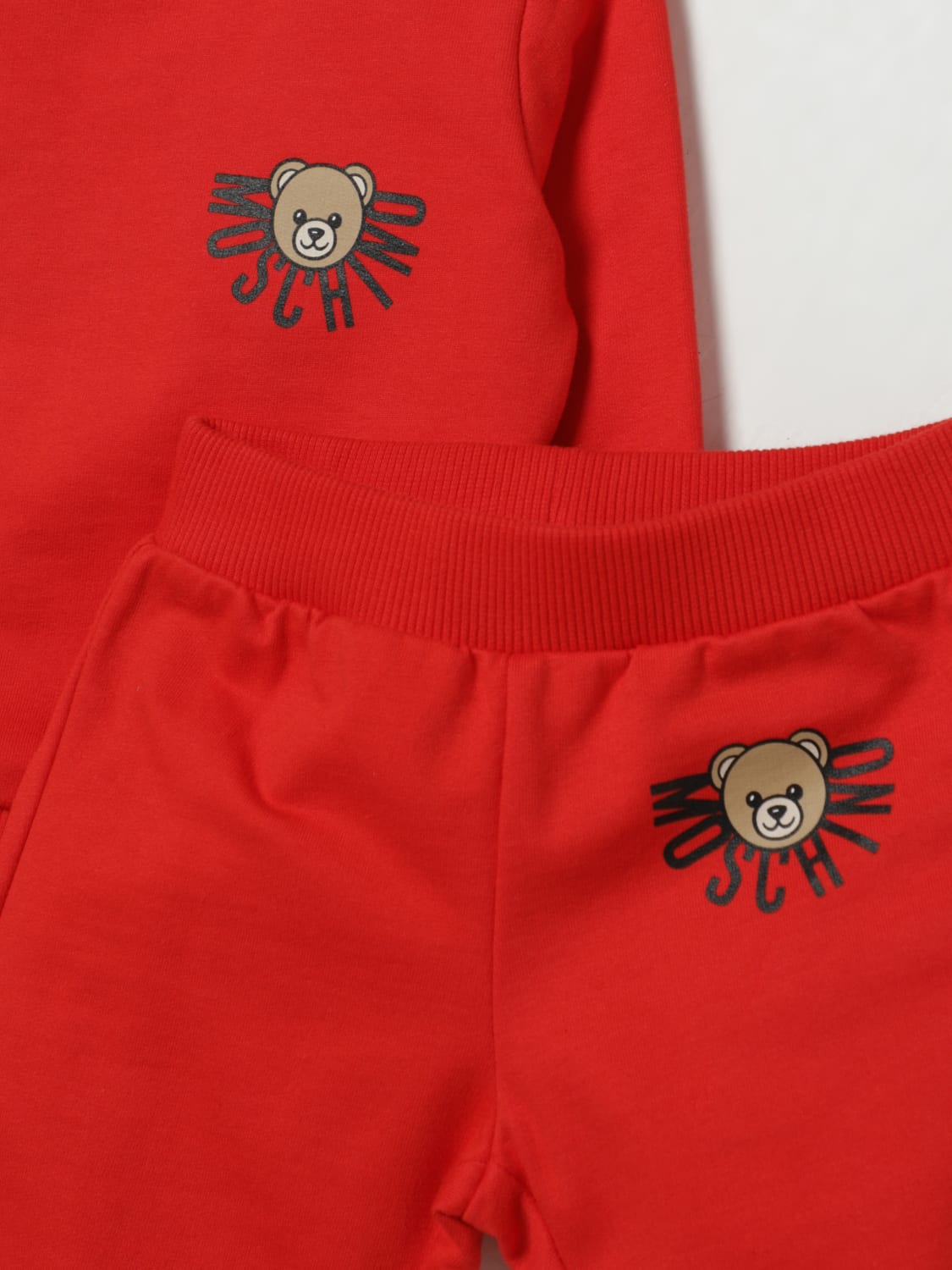 MOSCHINO JUMPSUIT: Jumpsuit kids Moschino, Red - Img 3