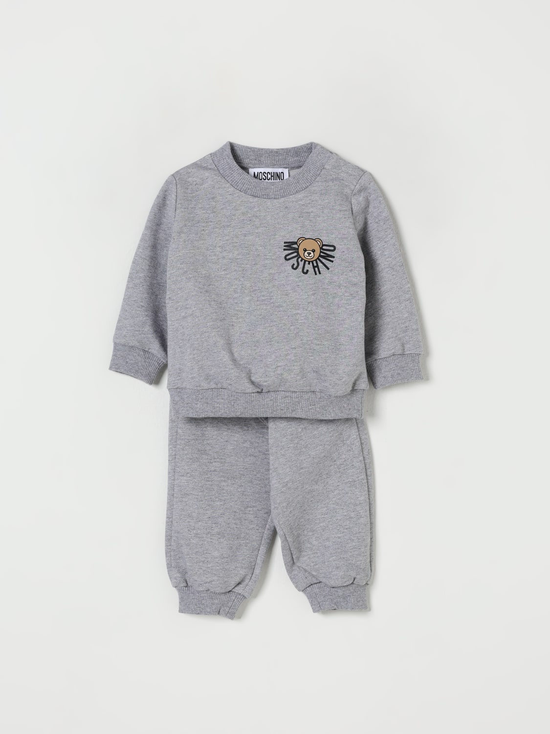 MOSCHINO JUMPSUIT: Jumpsuit kids Moschino, Grey - Img 1