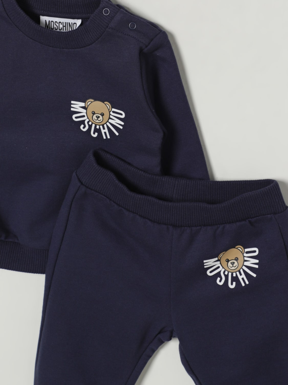 MOSCHINO MONO: Mono niños Moschino, Azul Marino - Img 3