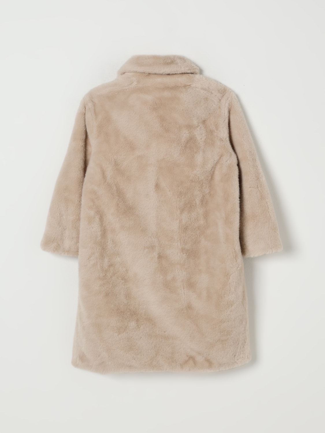 MONNALISA COAT: Coat kids Monnalisa, Beige - Img 2