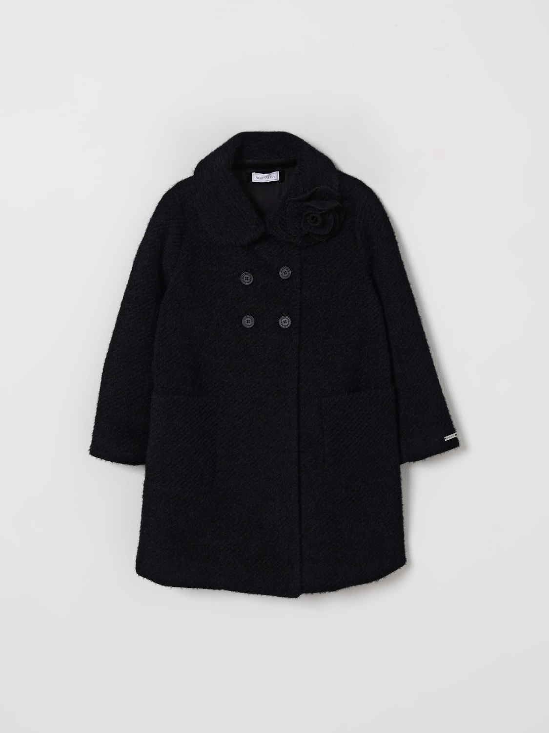 MONNALISA MANTEAU: Manteau enfant Monnalisa, Noir - Img 1