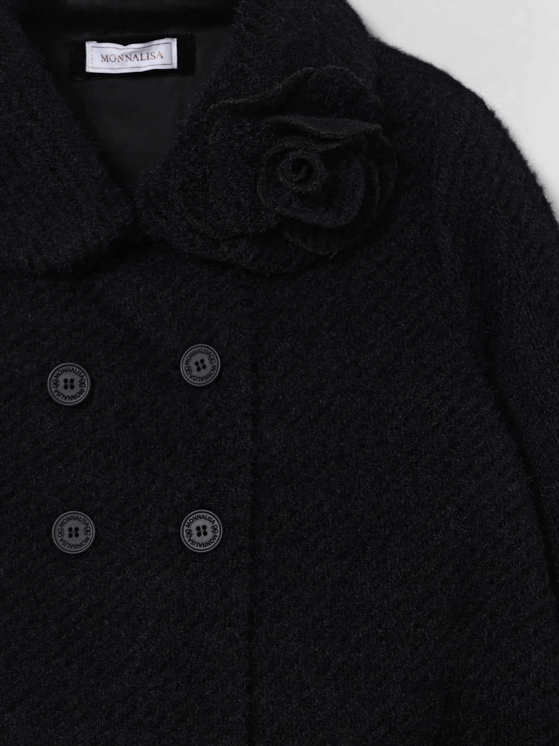 MONNALISA MANTEAU: Manteau enfant Monnalisa, Noir - Img 3