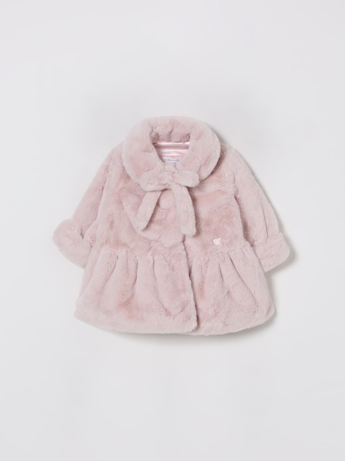 MONNALISA COAT: Coats kids Monnalisa, Pink - Img 1