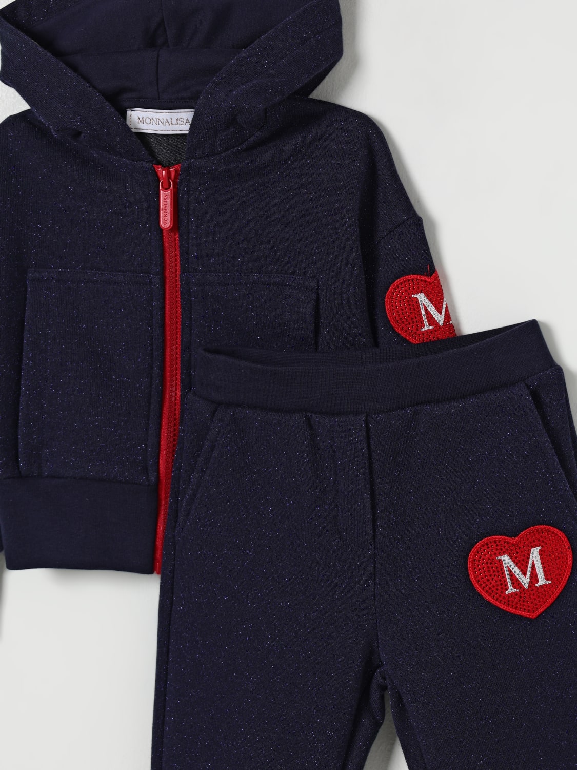 MONNALISA COMPLETO: Coordinato in cotone Monnalisa, Blue - Img 3