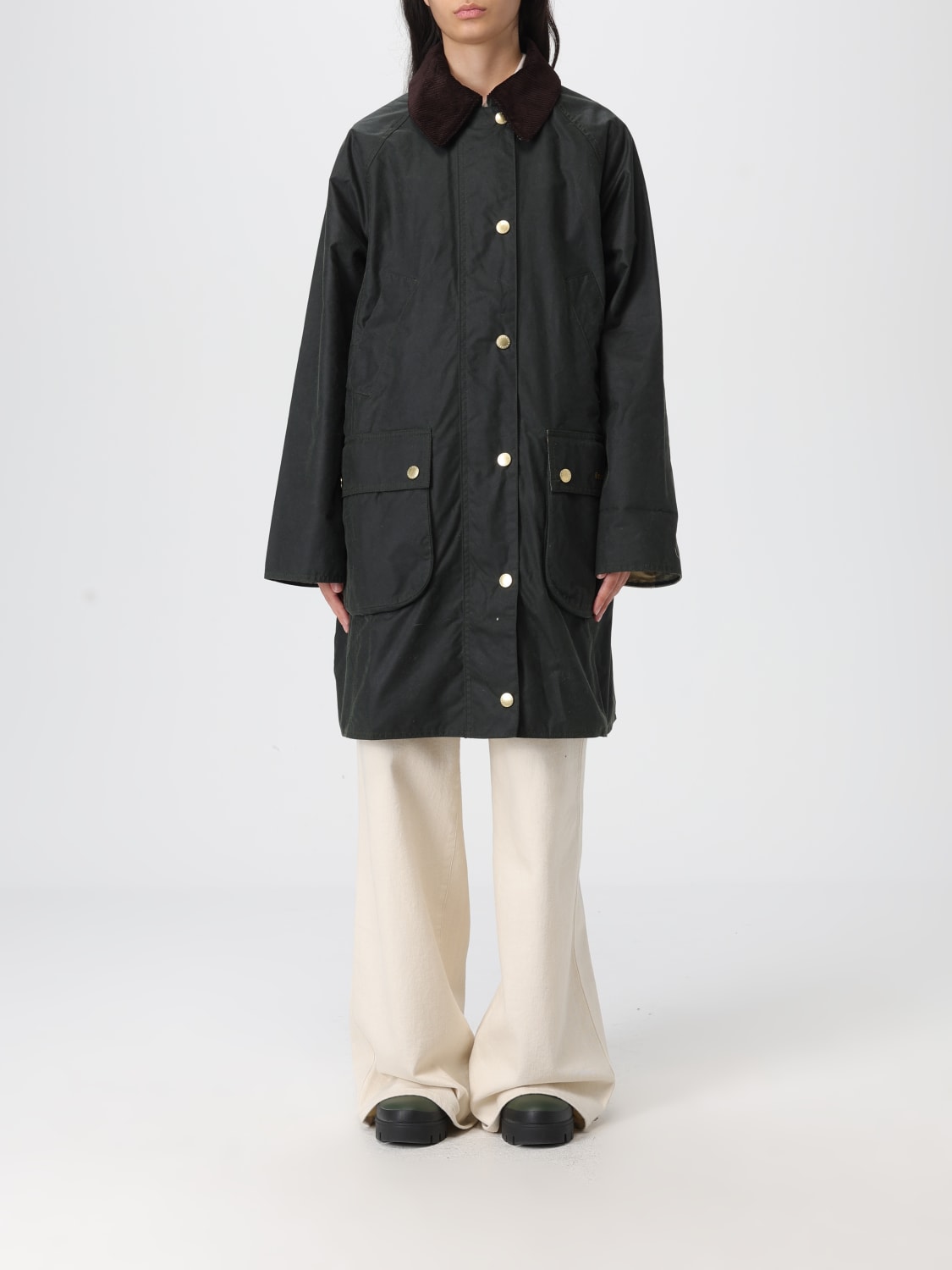 BARBOUR JACKET: Blazer woman Barbour, Green - Img 1