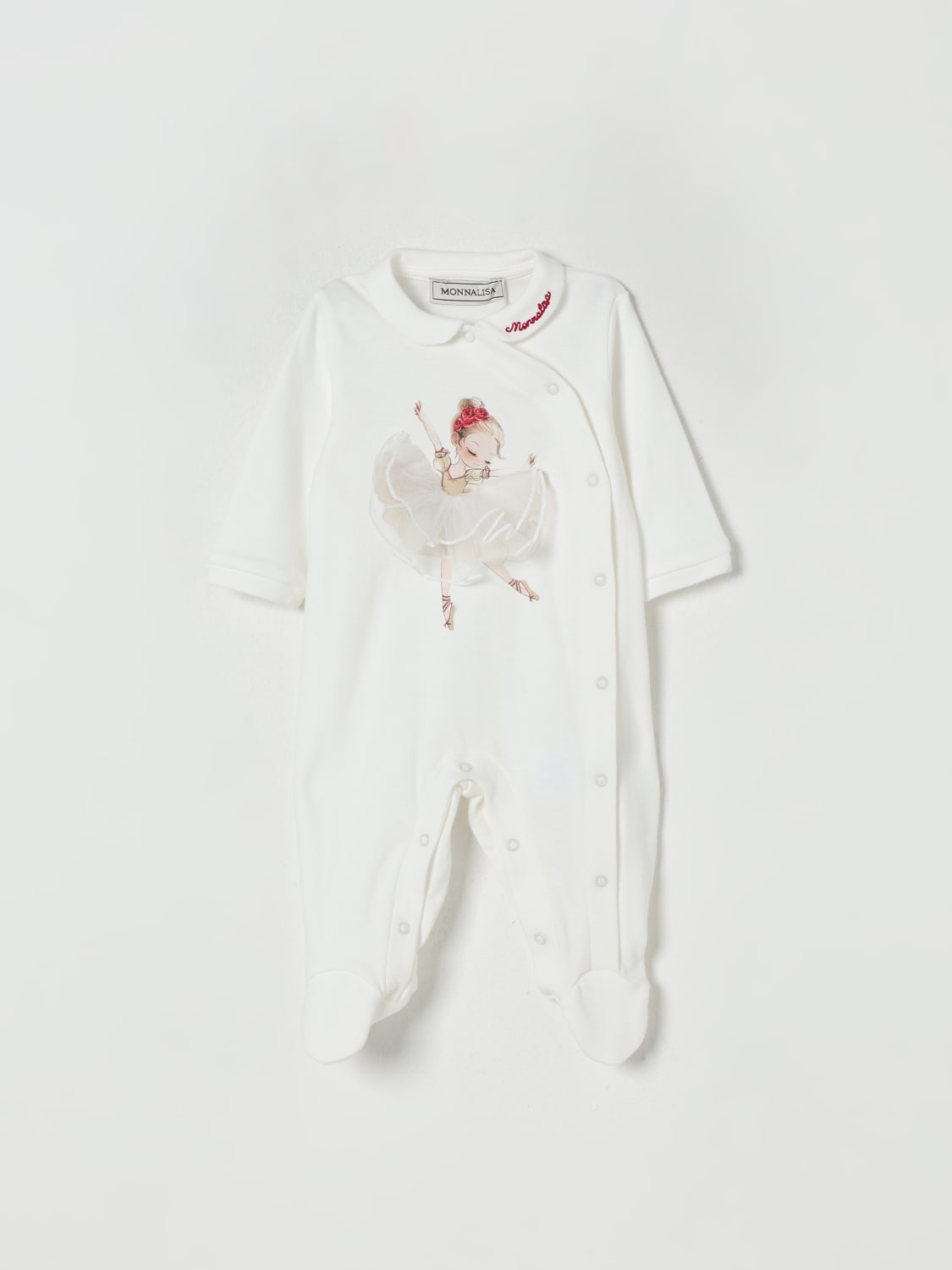 MONNALISA TRACKSUIT: Romper kids Monnalisa, White - Img 1