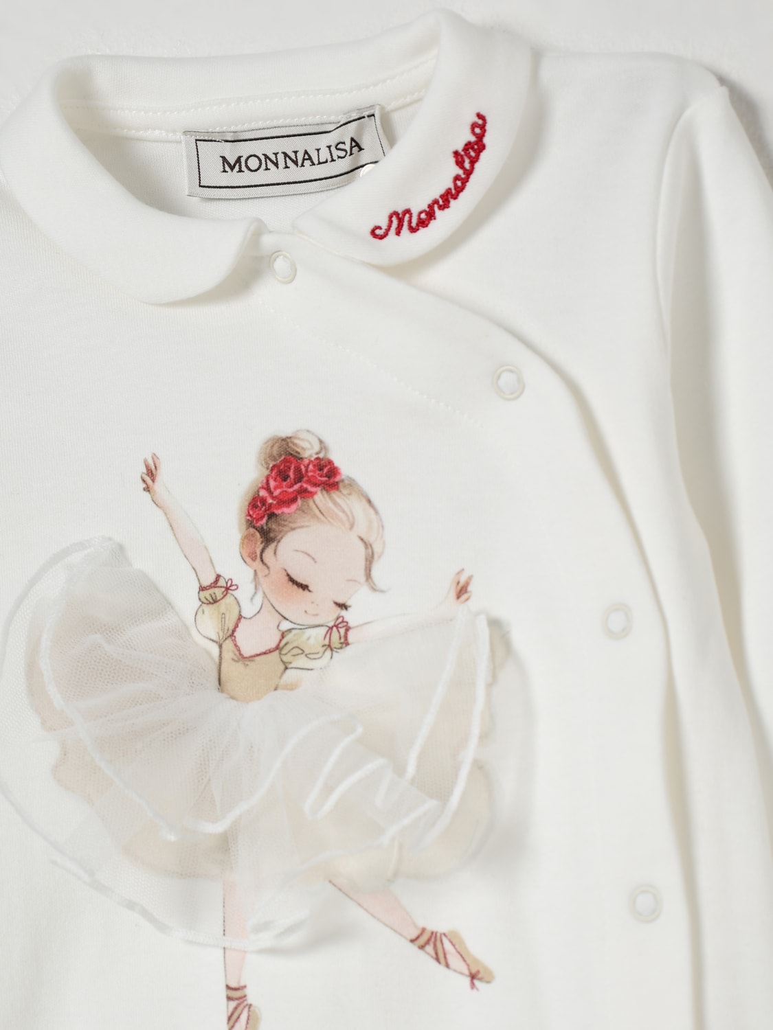 MONNALISA TRACKSUIT: Romper kids Monnalisa, White - Img 3