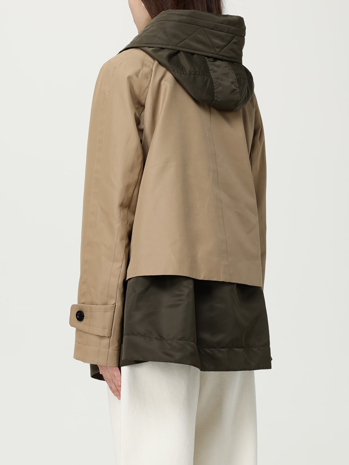 SACAI CHAQUETA: Chaqueta mujer Sacai, Beige - Img 2
