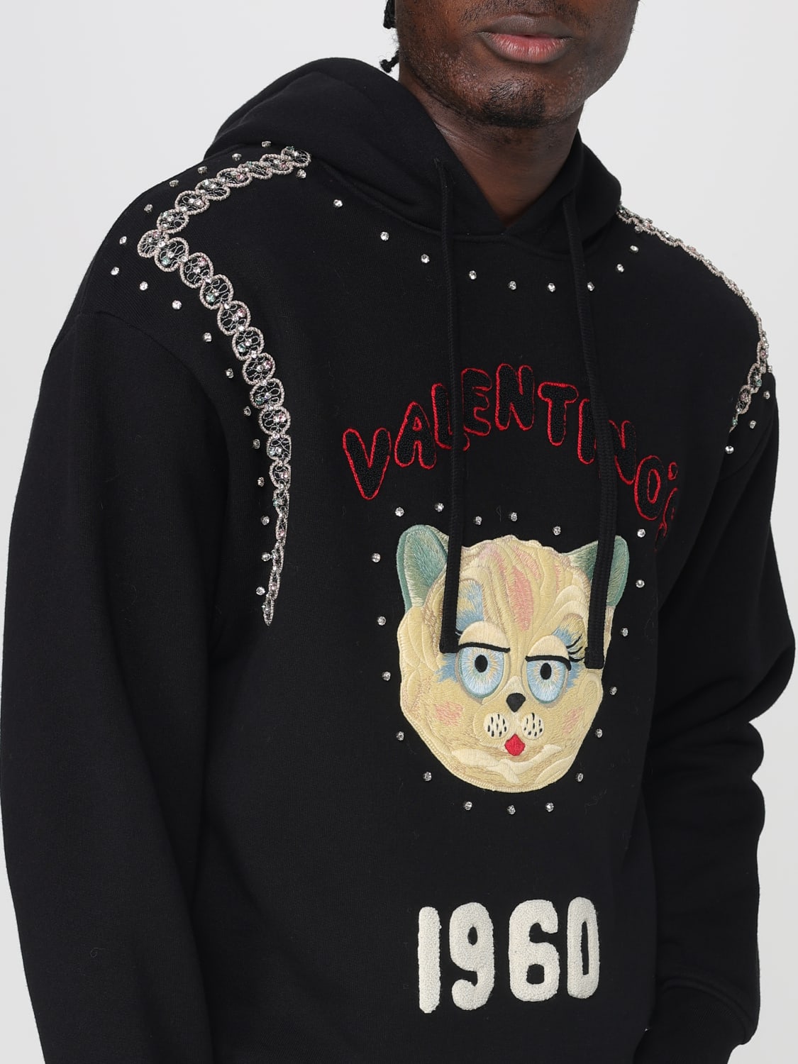 VALENTINO SWEATSHIRT: Sweater men Valentino, Black - Img 5