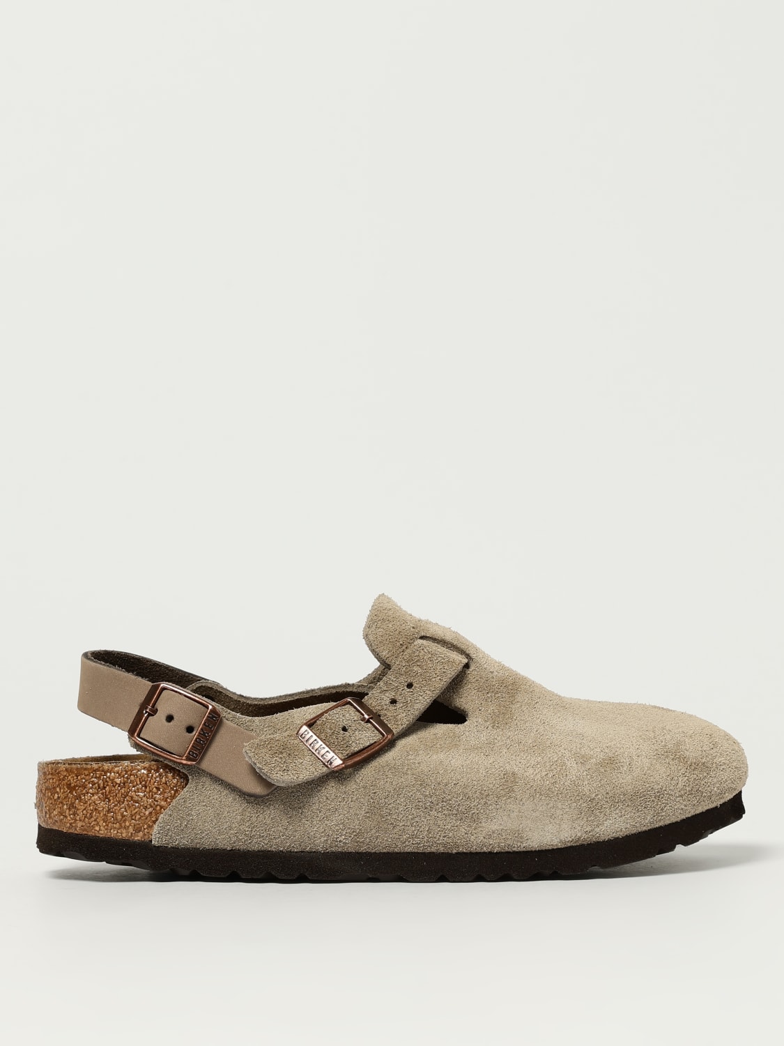 BIRKENSTOCK SHOES: Loafers woman Birkenstock, Beige - Img 1