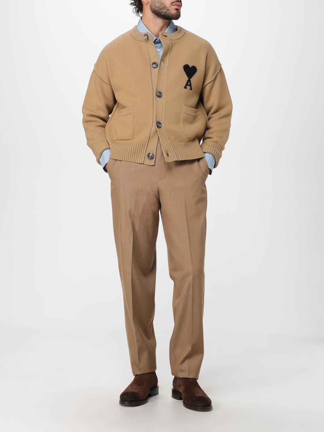 AMI PARIS HEMD: Hemd herren Ami Paris, Himmelblau - Img 2