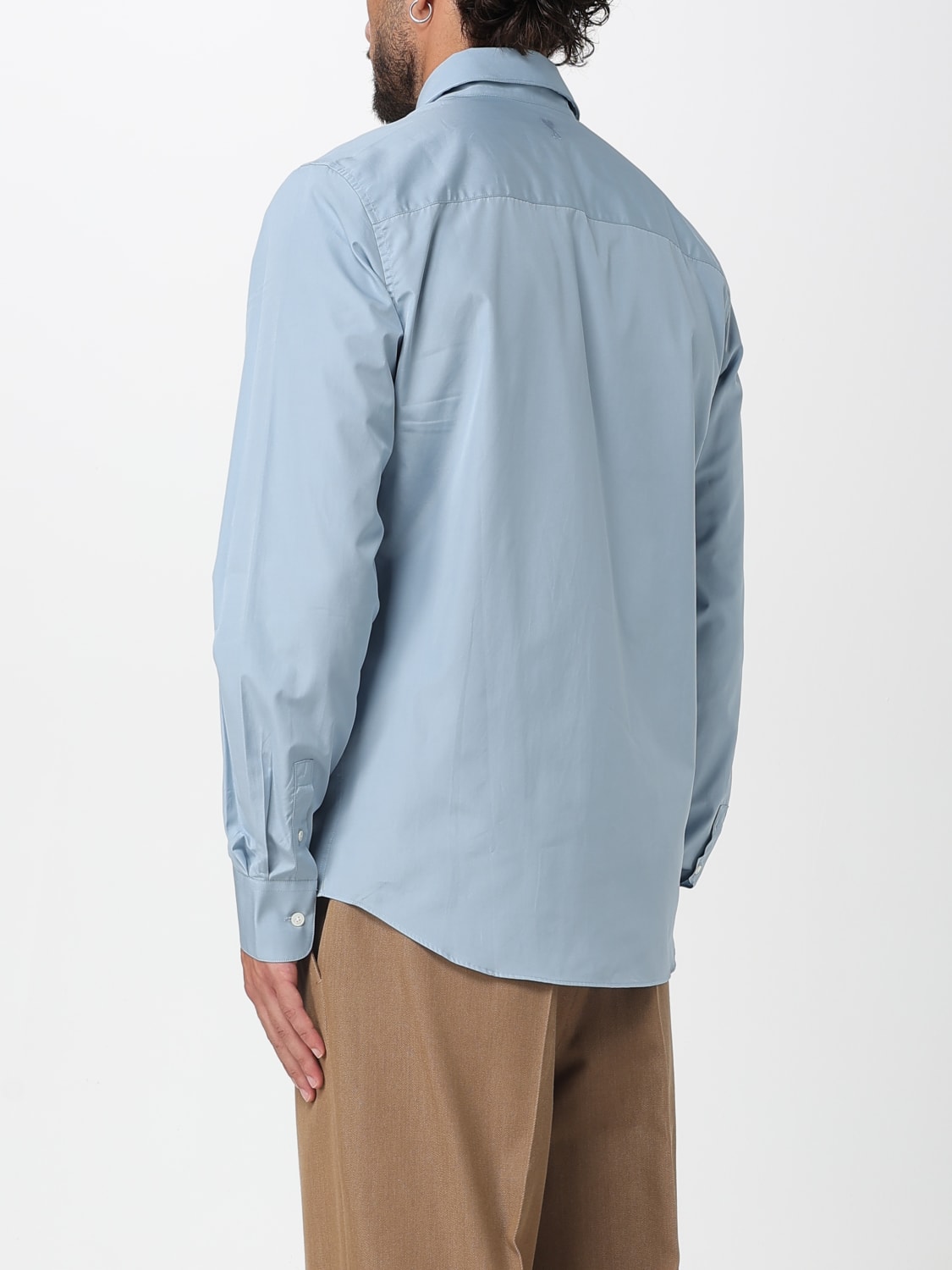 AMI PARIS HEMD: Hemd herren Ami Paris, Himmelblau - Img 3