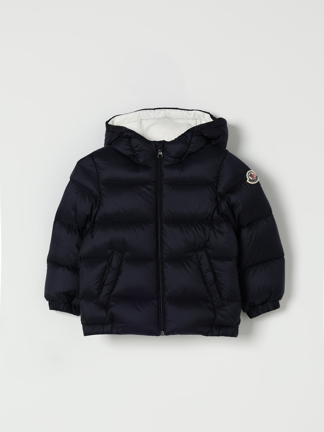 MONCLER CHAQUETA: Chaqueta niños Moncler, Azul Oscuro - Img 1